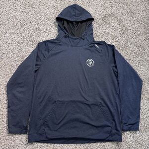 UNRL Crossover Hoodie Men's XL Blue Barstool Sports Pullover Performance Stretch